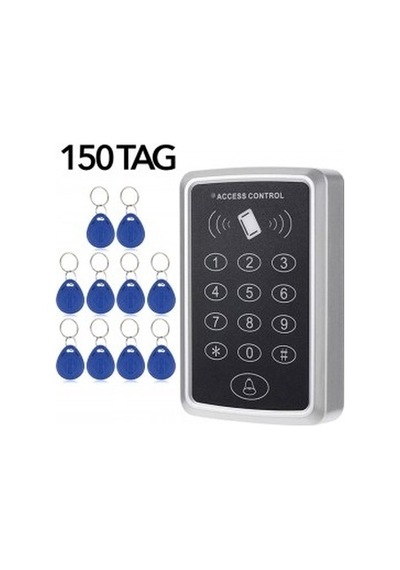 Vk-100 Rfid Şifreli Kapı Kilidi + 150 Adet Proximity Tag