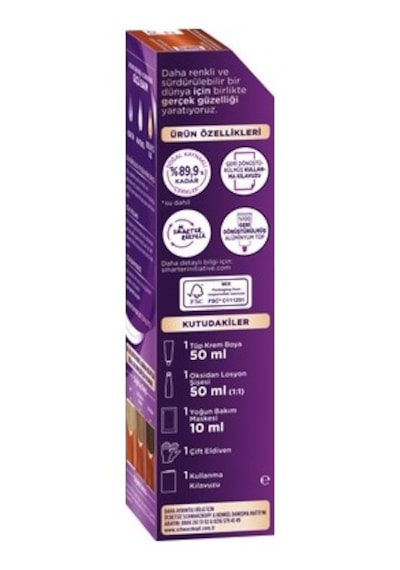 Yoğun Bakır Saç Boyası, 115 Ml, Besleyici Yağ İle
