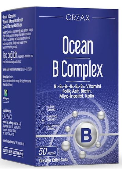 Ocean B Complex 60 Kapsül- Skt: 08/2028