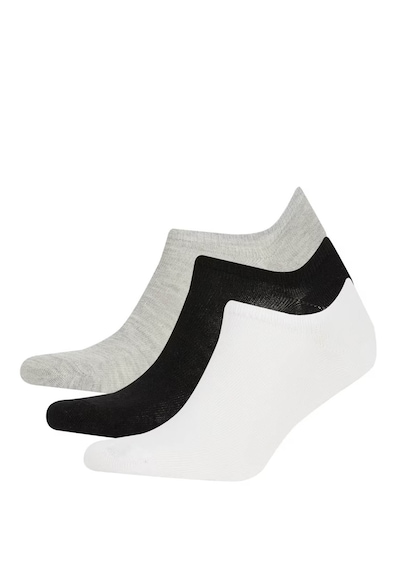 Defacto Görünmez 3'lü Pamuklu Sneaker Çok Renkli Erkek Çorap K4595az/kr1