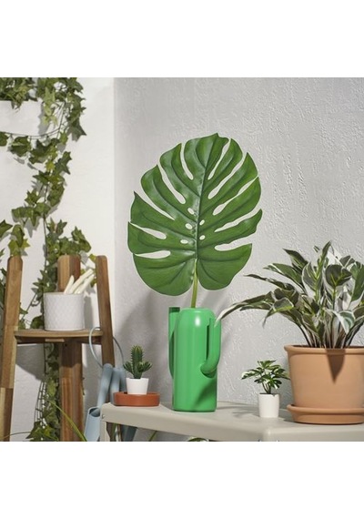 Ikea Smycka Yapay Çiçek, Yeşil, 80 Cm, İç/dış Mekan Monstera