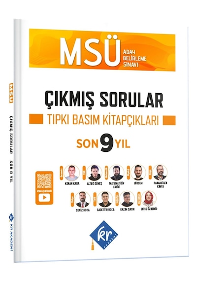 MSÜ Çıkmış Sorular Son 9 Yıl Tıpkı Basım Kitapçıkları KR Akademi MSÜ Çıkmış Sorular Son 9 Yıl Tıpkı Basım Kitapçıkları KR Akademi