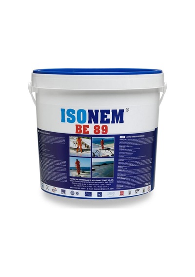 İsonem Be 89 Likit Kauçuk Membran 10 Kg Siyah