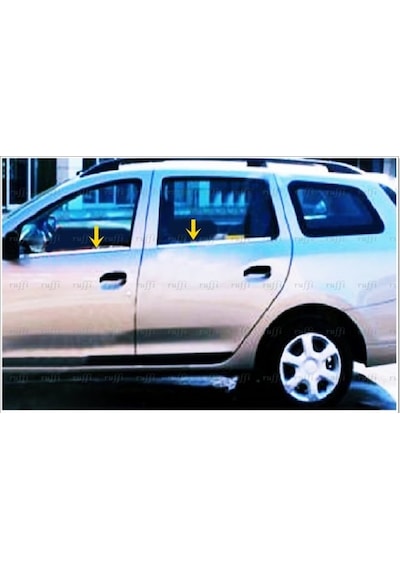 Ebal Otomotiv Dacia Logan MCV Krom Cam Çıtası 4 prç. 2013 Üzeri P. Çelik