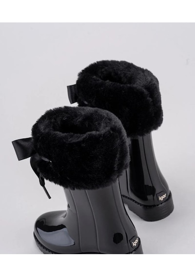 Igor W10239 Campera Charol Soft 002-negro Çocuk Yağmur Çizmesi Siyah