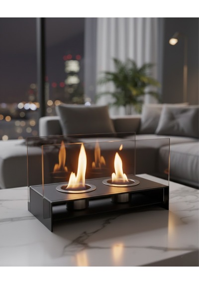 Reyo Stove Kuvars Masaüstü Bioethanol Şömine