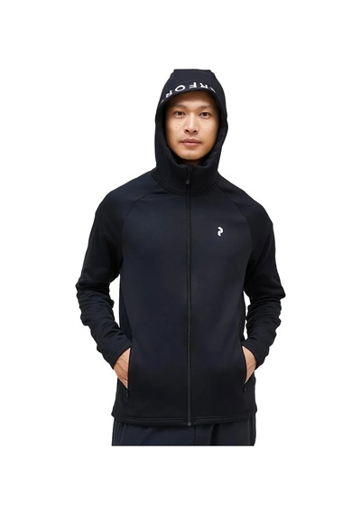 Peak Performance Peak Performance Rider Zip Hood Erkek Siyah Fleece 28860 Siyah