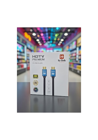 Hi-link Hdtv 2.0 Premıum 5 Metre Hdmı Kablo 4k Ultra Hd Fk0405