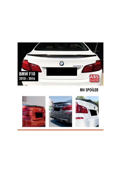 Bmw F10 M4 Yarasa Bagaj Üzeri Spoiler Boyasız Spoyler 2010-2017 A