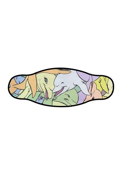 BestDivers Maske Arkalığı 10 Dolphin Neopren Gri