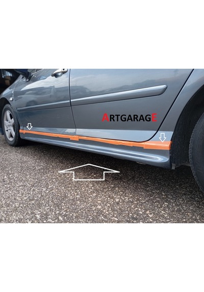 Peugeot 407 Marşpiyel Takımı-boyasız-fiberglass