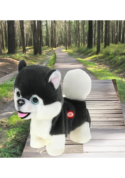 Yürüyen, Ses Tekrarlı, Hareketli Sevimli Peluş Köpek Boo - Cute Pomeranian
