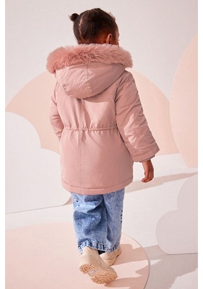 Next Baby Kız Çocuk Kışlık Parka Mont Pembe