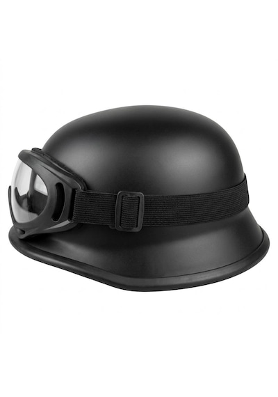 Mts M20 Chopper Kask Mat Siyah