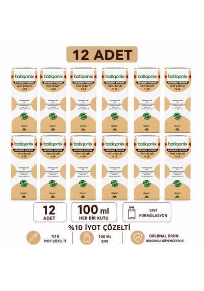 Aqua Batikon Çözelti 100 Ml 12 Adet