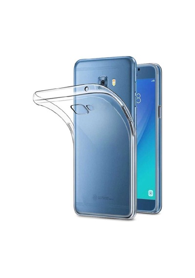 Samsung Galaxy Uyumlu C9 Pro Kılıf Şeffaf Silikon Hibrit Case (390127920) Renksiz