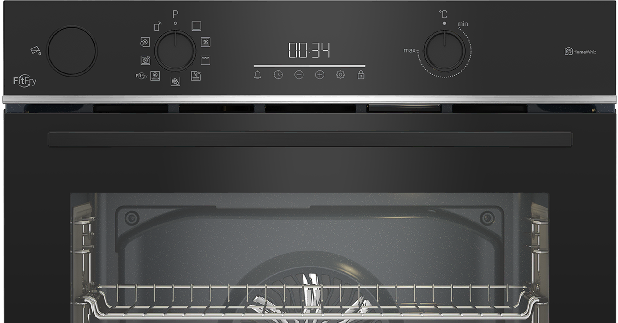 Beko BFC 632 S 72 L FitFry Buhar Destekli Fırın Siyah