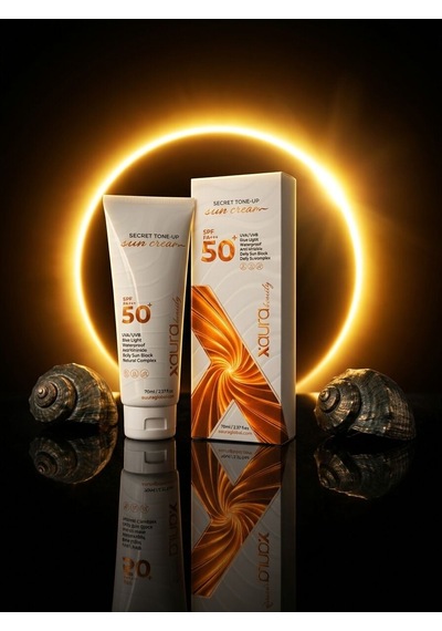 X-aura Beauty Secret Tone-up Güneş Kremi Spf 50+ Pa++++ 70 Ml - Aydınlatıcı & Leke Karşıtı