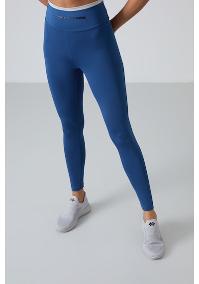Tommylife Parlament Esnek Standart Fit Performans Kadın Tayt Takım - 95333 Lacivert - Lacivert
