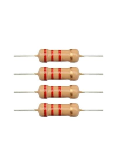 2.2k Ohm 1/4 Watt Direnç 10 Adet Pcs