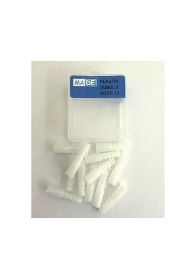 Made Plastik Dubel 12mm 1 Kutu:4 Adet St-05