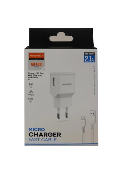 Megatech En-685 20watt Pd+usb Usb To Type-c Kablolu Şarj Cihazı