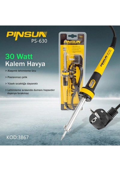 Pınsun Ps-630 30Watt Kalem Havya