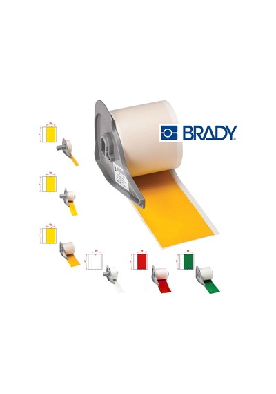 Brady M71C-2000-595-Wt Beyaz Sürekli Etiket