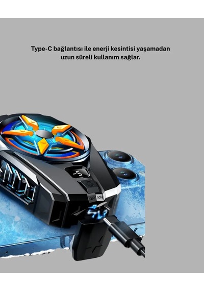Astraltech Telefon Soğutucu Radyatör Type-c Bağlantılı 2 Kademeli