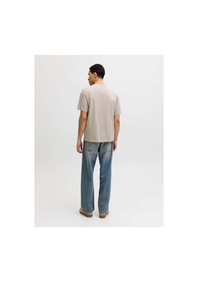 Jack & Jones Jjhonolulu Shape Moonbeam Bej Erkek Tişört 12288088 Beige