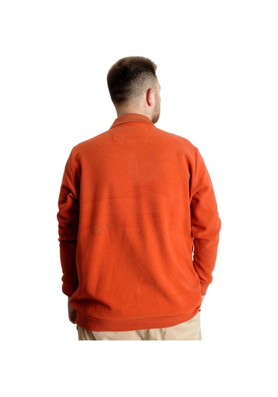 Mode Xl Büyük Beden Erkek Sweat Polo Selanik Nakışlı 20440 Tarçın Taba