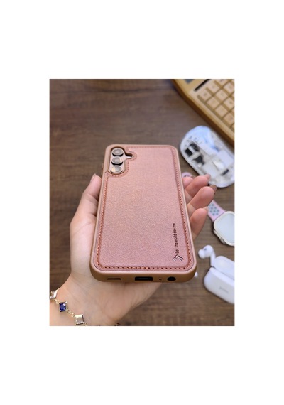 Samsung Galaxy S25 Uyumlu Premium Deri Dokulu Darbelere Karşı Dayanıklı Nazal Silikon Kılıf Kahverengi Samsung Galaxy S25 Uyumlu Premium Deri Dokulu Darbelere Karşı Dayanıklı Nazal Silikon Kılıf Kahverengi