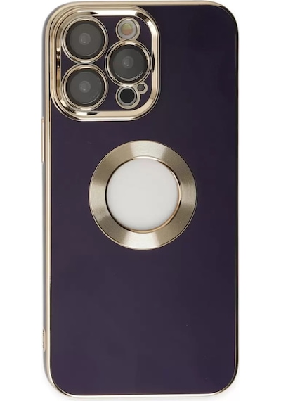 Newface  Apple  Uyumlu iPhone 13 Pro Kılıf Store Silikon - Derin Mor