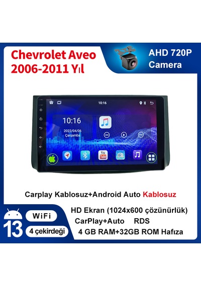 Chevrolet Aveo 2006-2011 Yıl 4gb Ram 32gb Rom Multimedya Android