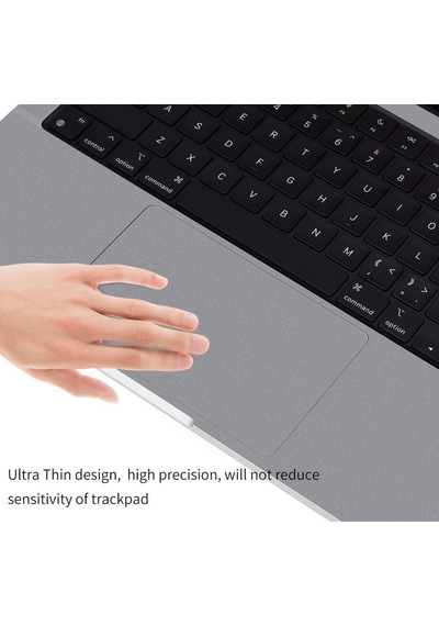 Codegen 16" Apple Uyumlu MacBook Air M1 A2485 Space Gray Trackpad Koruyucu Sticker Etiket