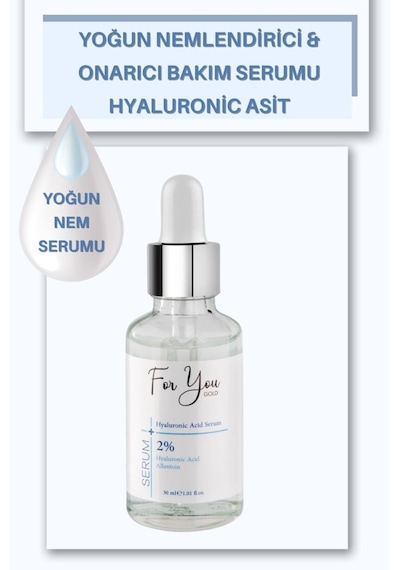 Yoğun Nemlendirici & Onarıcı Bakım Serumu Hyaluronic Asit Allontoin Serum 30 Ml