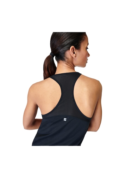 Sweaty Betty Breathe Easy Run Kadın Tank Top SIYAH