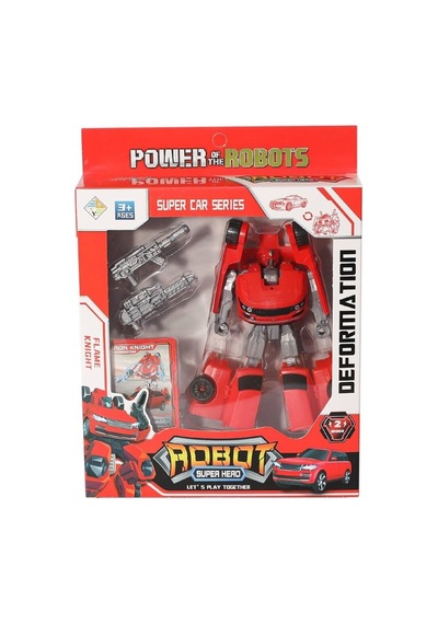 Hy-8877 Dönüşebilen Transformers Kartlı Araba Çok Renkli