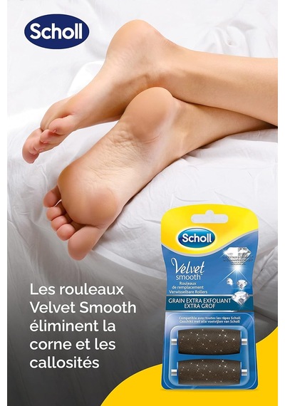Scholl Scholl Velvet Smooth Express Pedi Crystal Diamonds Ekstra Soyma Taneciği 2 Yedek Rulo