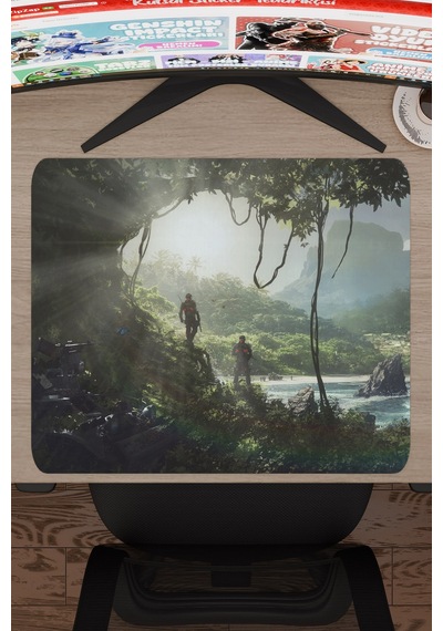 Crysis Kaymaz Dikişli Kauçuk Oyuncu Mousepad V5 - 48x40 Xl Gaming Mouse Pad Fare Altlığı