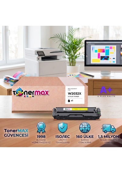 Hp 415x W2032x Sarı Uyumlu Toner A Plus / Color Laserjet Pro M454 / M479 Enterprise M455 / M480