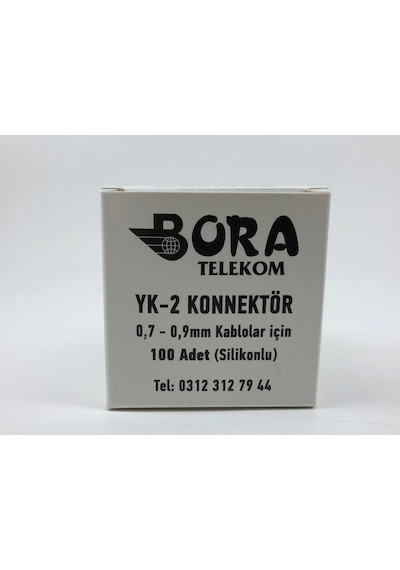 Ek Boncuğu Yak 2 Konnektör (1 Kt 100Lü) ( Ürün Adınıza Faturalı )