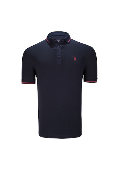 T8586 Dewberry Erkek Polo Yaka T-shırt-koyu Lacivert Koyu Lacivert