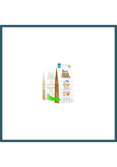 Brit Care Skin Coat Senior Light Somonlu Tahılsız Light Yaşlı Köpek Maması 12 Kg Ob