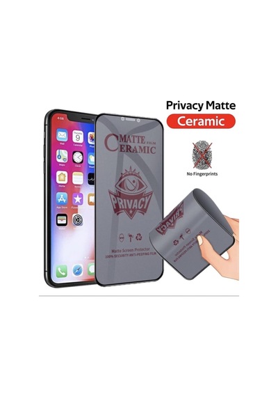 Apple Uyumlu iPhone 11 Mat Hayalet Ekran Gizli Privacy Tam Kaplayan Kırılmaz Cam Nano Koruyucu