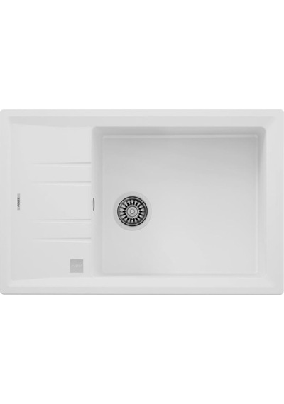 Teka Stone 60 Stg Beyaz Granit Eviye Sağ Sol Kullanılabilir