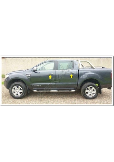 Db Chrome Ford Ranger Kapı Kolu Nikelajı 2011-2015 4 Kapı P.Çelik