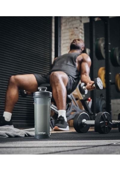 Contigo Fit Shake & Go 2.0 Shaker 820 Ml Koyu Gri