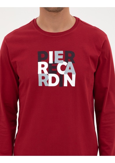 Pierre Cardin Erkek Bordo Pijama Takım 50322654-900 Bordo