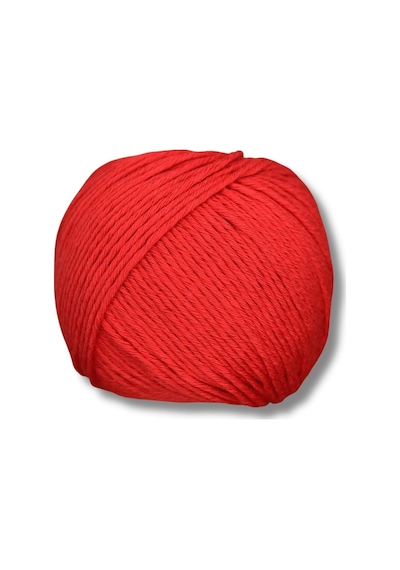 Organickid Organik Pamuk Amigurumi Punch 50 Gr El Örgü Ipi Kırmızı Çok Renkli